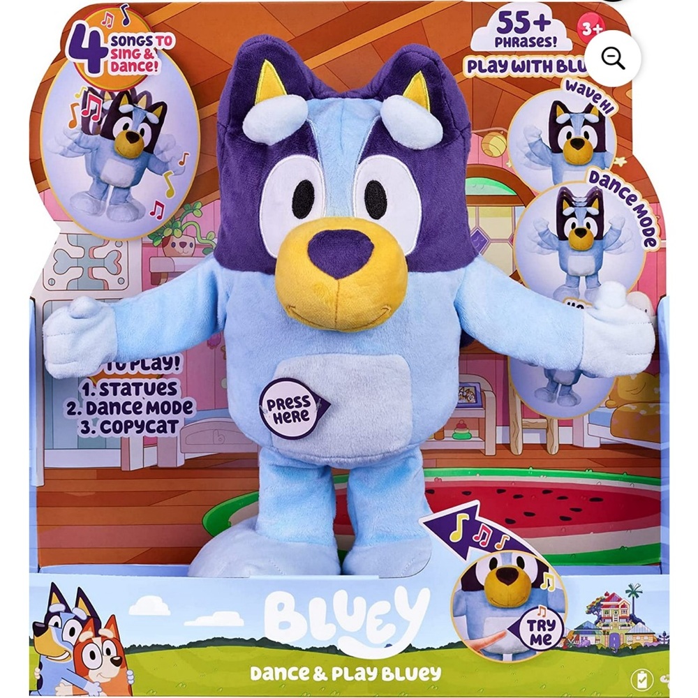 Bluey Dance and Play Plush Dog